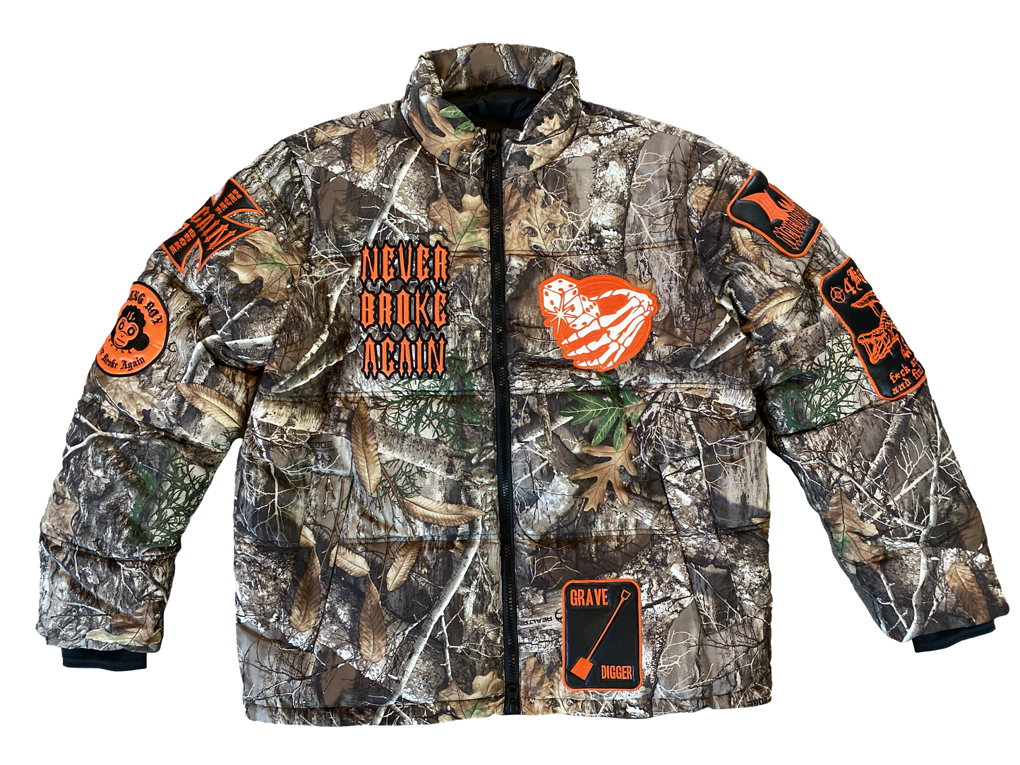 CAMO HUNTER PUFFER JACKET